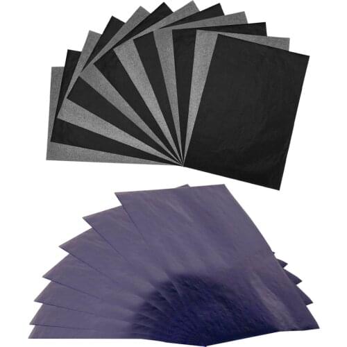 100 Sheet A4 Size Reusable Carbon Tracing Transfer Paper for Office School Home Canvas Wood Glass Metal Ceramic