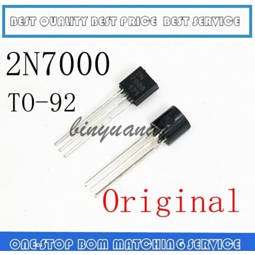 200PCS-1000PCS 2N7000 7000 TO-92 0.3A 60V