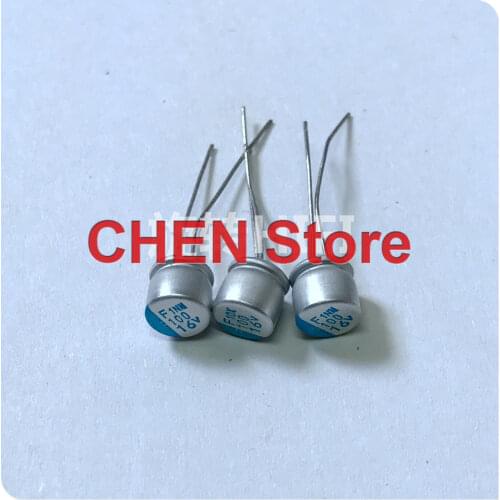50PCS NIPPON PSF 16V100UF 6.3X5MM Motherboard Solid Polymer Capacitor psf 100UF 16V CHEMI-CON Aluminum shell electrolysis