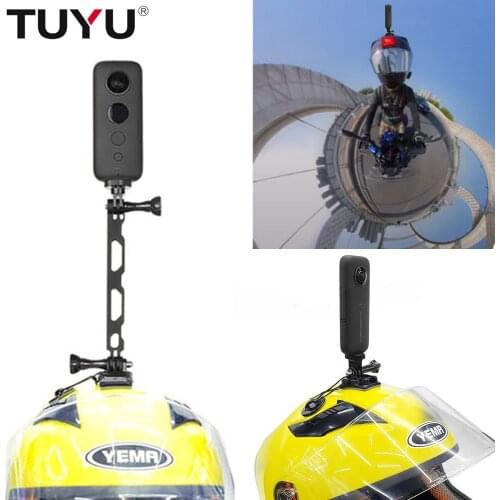 TUYU Motorcycle Extreme Sports Bracket Helmet Mounting Accessories For Insta360 ONE X and ONE Panoramic action camera