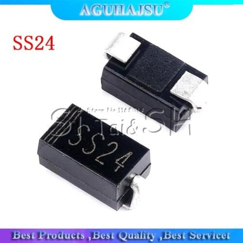 100pcs SCHOTTKY DIODE molewei SS24 2A 40 V SMA SR240 DO-214AC SMD