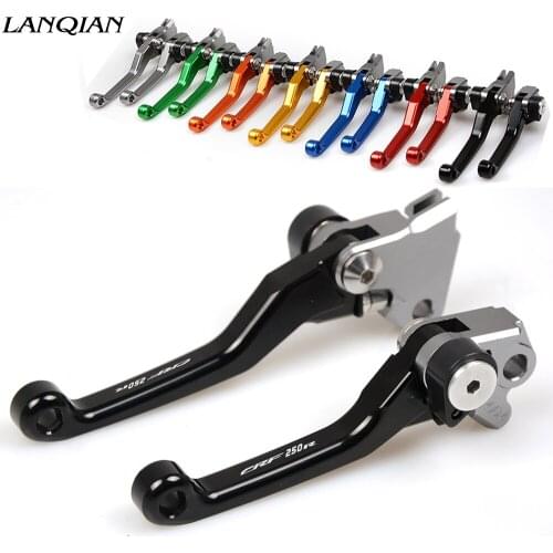 Dirt Bike Brake Clutch Levers Motorcycle CNC Aluminum Customized For Honda CRF250R CRF 250R 205 R 2004 2005 2006 2007 - 2016