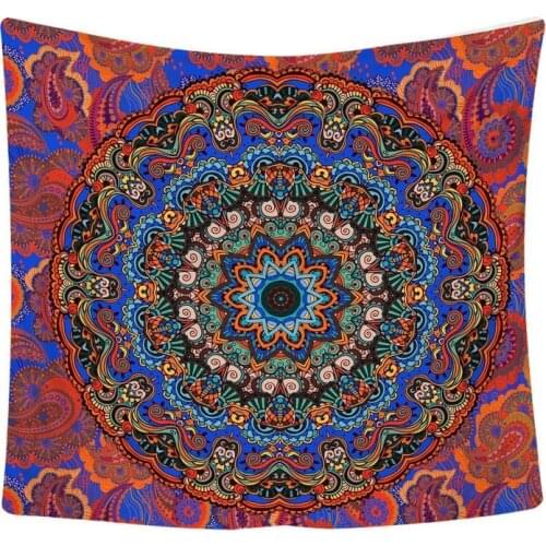 Mandala tapestry Bohemia series printed home hanging cloth Bedroom and living room background wall hanging Fabric painting
