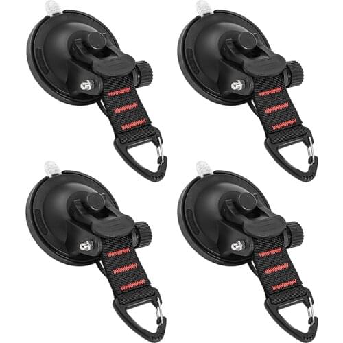 Anchor Heavy Duty Tie Down Car Mount Suction Cup Anchor with Triangle Securing Hook Tie Down Camping Tarp Accessory