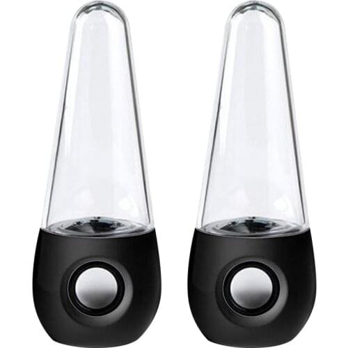 Fashion Portable Wireless Dancing Water Speaker Dual Channel 3D Sound LED Light Fountain Speakers Home Party 25.5*15*10.5CM