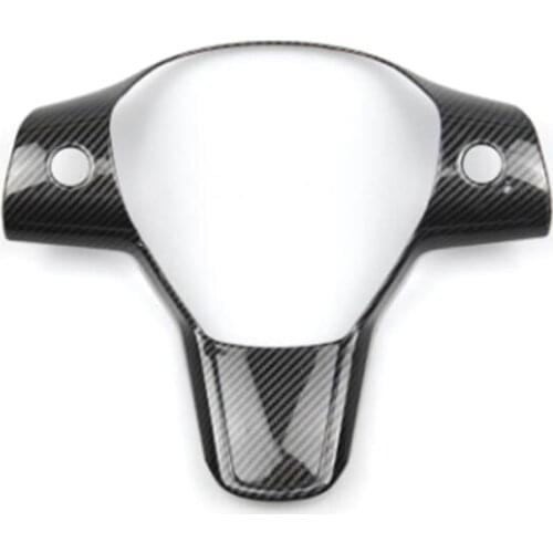 New ABS Car Styling For Tesla Model Y 2021 Steering Wheel Decoration Cover Trim Inner Auto Molding Accessories