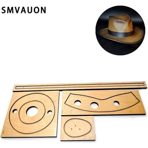 New Wooden Die-cutting Cowboy Hat Mold Making Decor Supplies Dies Template Suitable for common die-cutting machines