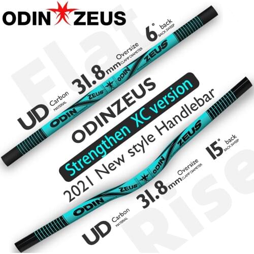 2021NEW Style Strengthen Full Carbon MTB Bicycle Handlebar XC Ten Color /Flat/Rise Clamp 31.8mm/35mm/580-740mm