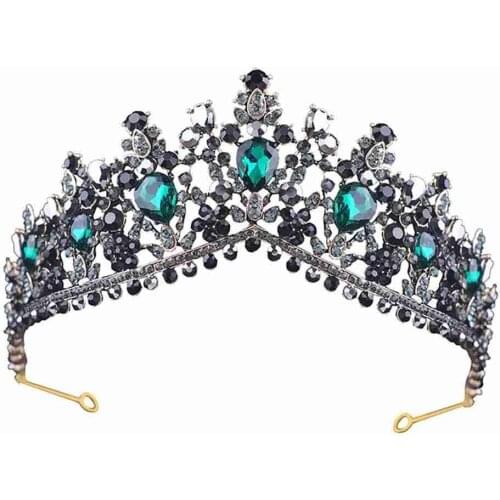 7 Colors Stone Crystal Crowns Tiara Bride Headband For Wedding Bridal Diadem Queen Crown Hair Accessories