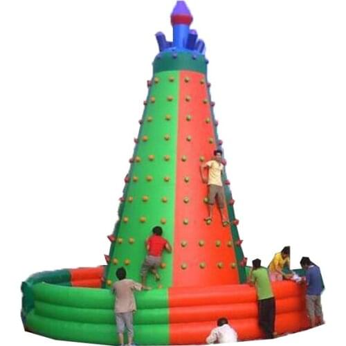 Professional air rock mountain inflatable climbing walls