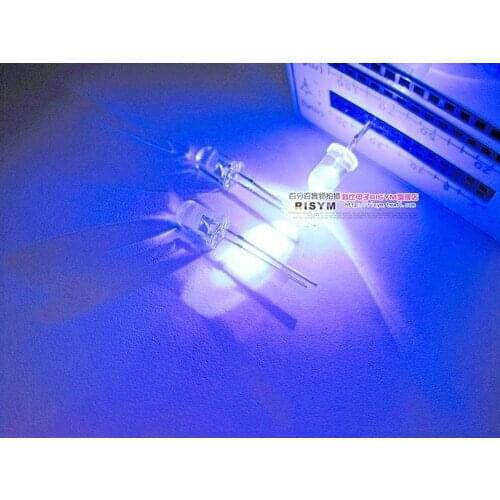 LED white emits blue light emitting diode the / led 5mm / 5mm led brightness 7000mcd (# 66358)