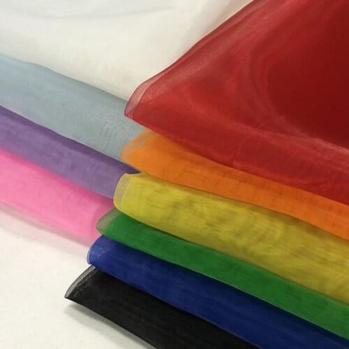 1M*1.5M Width Peach Color Sheer DIY Organza For Wedding home Party Organza Fabric Swags For Romantic Wedding Party