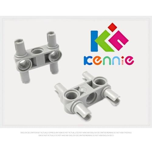 100pcs/lot Kennie DIY MOC accessories Compatible with No.48989 4 Bolt 3 Hole 3x3 Bolt Orthogonal Connector Beam 3 M. W4 Snaps