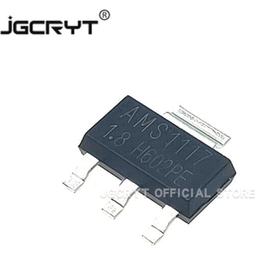 30Unids/lote Original American AMS1117-1.2 1.8 2.5 3.3 5.0V SOT223 regulated ADJ power supply step-down IC