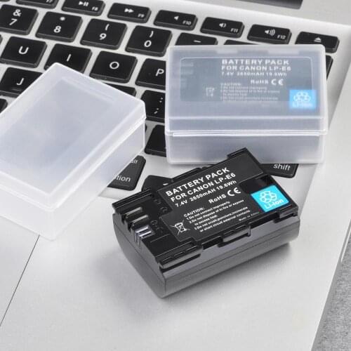 2650mAh LP-E6 LPE6 LP E6 LP-E6N battery+LCD Dual Charger for Canon EOS 5DS 5D Mark II III 6D 7D 60D 70D