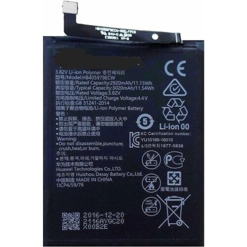 BATERIA ORIGINAL PARA HUAWEY Y6 2018 Ref HB405979ECW 2920MHA ENVIO GRATIS