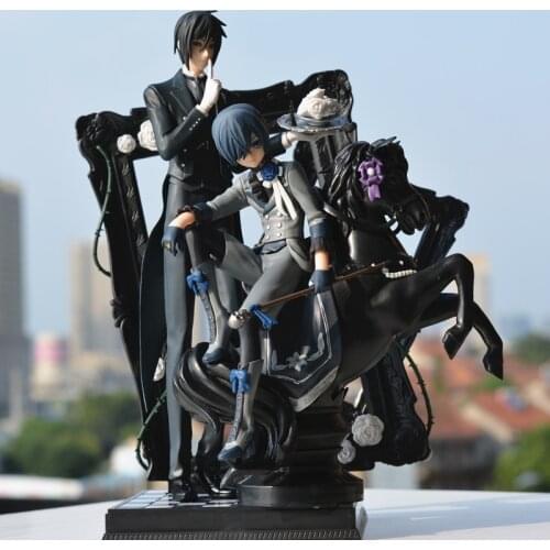 Anime Kuroshitsuji Circus Kuroshitsuji Book Pvc Movable Doll Collectible Model Toy