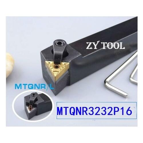 MTQNR3232P16 Turning Tool Holder,CNC tool holder,External turning tools,MTQNR/L Lathe cutting tool for TNMG160404/08/12 Inserts