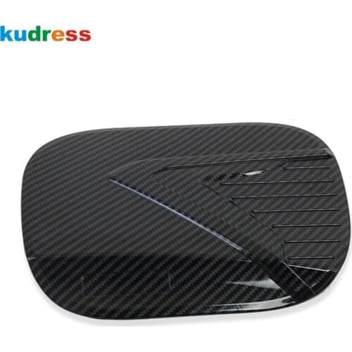 For Hyundai Palisade 2020 2021 Carbon Fiber Color Gas Fuel Tank Cap Cover Trims Sticker Car Styling Exterior Accessories