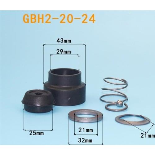 Electric hammer impact drill chuck rubber sleeve chuck glue for Bosch GBH2-20 24 26 impact drill accessories