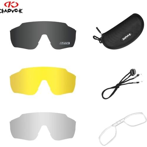 KE9411 Full Red Blue Green Polarized Lens Photochromic Replacement Lenses Cycling Bicycle Sun Glasses Eyewear frame Suitable