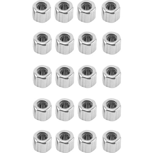 Hot XD-20PCS Needle Bearing HF081412 Outer Hexagonal One-Way Needle Roller Bearing 8X14X12mm for Manufacturing Industry