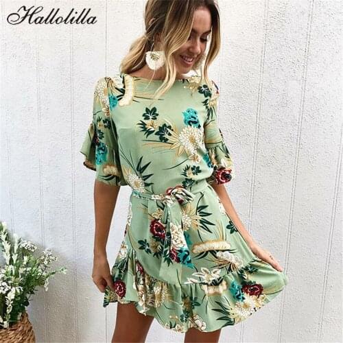 Hallolilla Women's Beach Sundresses