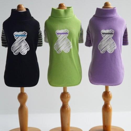 Pet Dog Costume Cute Printed Winter Warm Pet Coat Cotton Soft Pullover Dog Shirt Jacket Sweatshirt Cat Sweater Pets Clothing