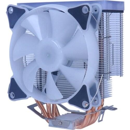 C1FB Low Profile CPU Cooler for Intel/amd/LGA Colorful RGB Chassis Radiator 4 Heatpipes CPU Air Cooler Silent PWM Fan
