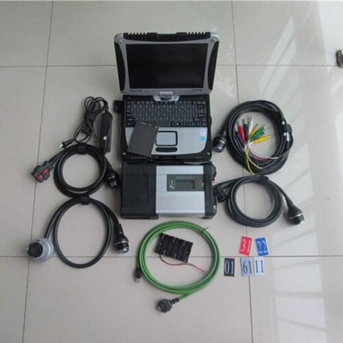 MB Star C5 2021 SD Connect C5 with newest software v2021.3 diagnostic tool mb star c5 V5.01/X/DSA/DTS8.14 with CF19 Laptop