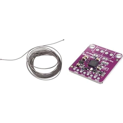 10M Metal K Type Thermocouple Extension Wire & 31865 Max31865 Rtd Platinum Resistance Temperature Detector Module