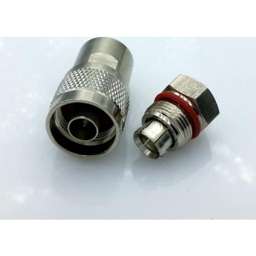 N type male connector L16 Coaxial connector for 50-6 Coaxial corrugated cable GPS feeder line cable