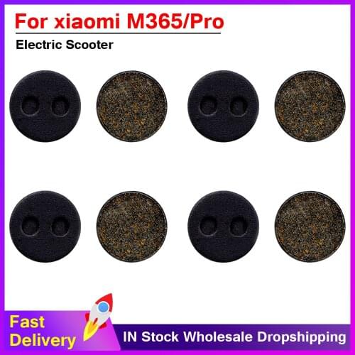 4pairs Rear Wheel Friction Plates Disc Brake Pads Kit for Xiaomi M365 Electric Scooter Skateboard Caliper Replacement Accessory