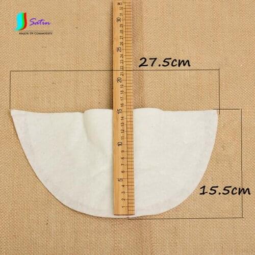 15MM Thick Super Large Size Men White Silk Wadding Shoulder Pads,Suit Sweater DIY Garment Accessory Big Shoulder Pads S0066L