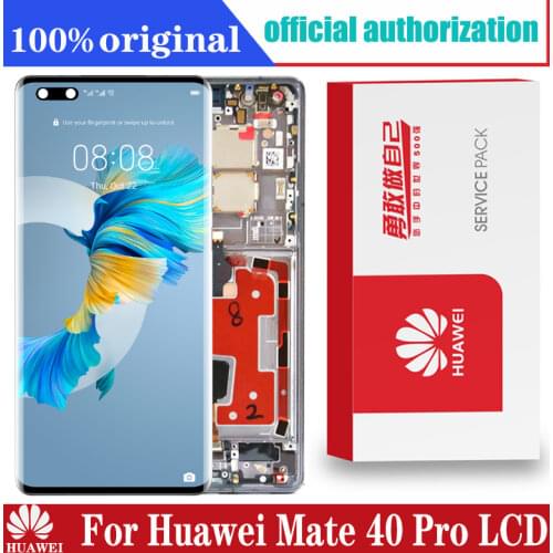 Original6.76'' Display Replacement With Frame For Huawei Mate 40 Pro LCD Touch Screen Digitizer Huawei Mate40 Pro LCD