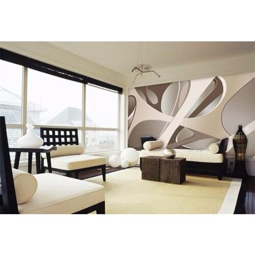 Papel de parede 3d wallpaper European minimalist bedroom living room TV backdrop stripes abstract mural wall paper