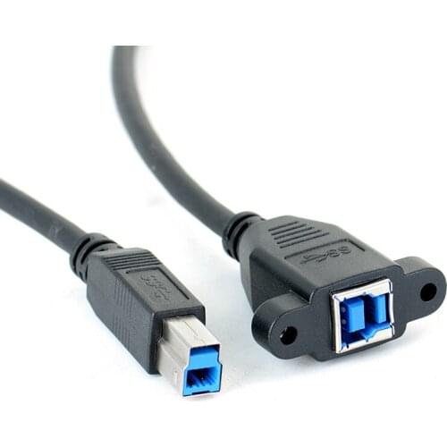 50cm USB3.0 B male to B female printer data cable extension cable for printer, scanner, hard disk box