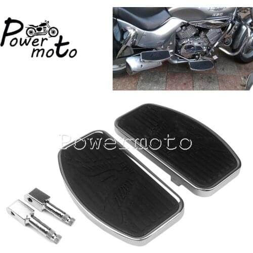 Driver Rider Wide Floorboard Universal Foot Rest For Yamaha V Star Drag Star XVS XV 125 250 400 600 Shadow VTX1300 VTX1800