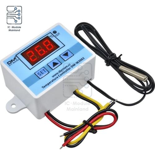XH-W3002 AC 110-220V Microcomputer Digital Display Temperature Controller Module W3002 LED Thermostat Sensor Switch Meter