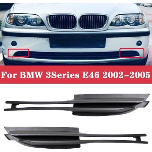 1 Pair Front Lower Side Bumper Lateral Grille For BMW E46 3 Series 02-05 51117032613 51117032614