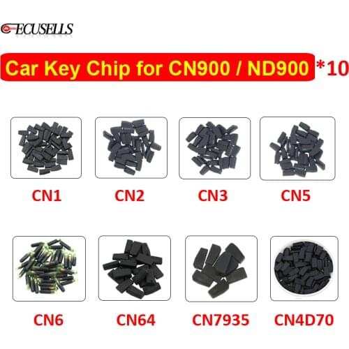 10Pcs/Lot CN1 CN2 CN3 CN5 CN6 CN64 Car Key Chip Copy 4C 4D 46 G 48 4D64 CN7935 CN4D70 Chip for CN900 ND900 MINI Key Programmer