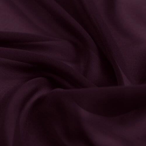 100% pure silk georgette 8mm 114cm 45"width rhododendron color mulberry silk fabric for dress, shirt NO.67