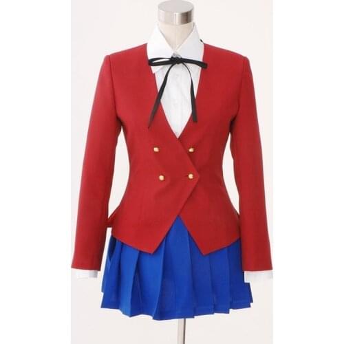 Anime TIGER DRAGON Cosplay Costumes Aisaka Taiga Role Play Uniform Costume Womne Girls Halloween Party Full Set School Uniforms