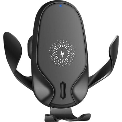 Car 15W Phone Charger Mount Quick QI Wireless Gravity Clamping Fast Charging Holder for iPhone Pro for Samsung