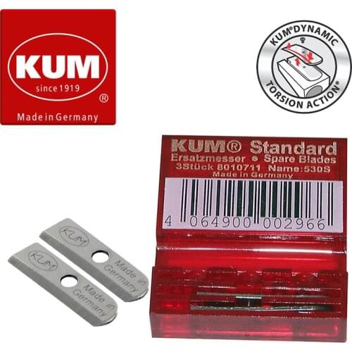 Germany KUM 530S High Sharp High Hardness Flexible Carbon Steel Blade Suitable for Standard Pencil Sharpener