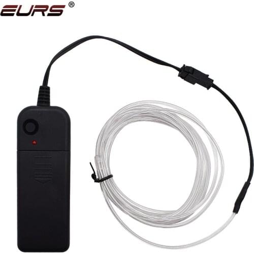 Flexible Neon Light 1M/2M/3M/5M Glow EL Wire Car Interior Lighting LED Strip Decoration Garland Wire Rope Tube Line DIY