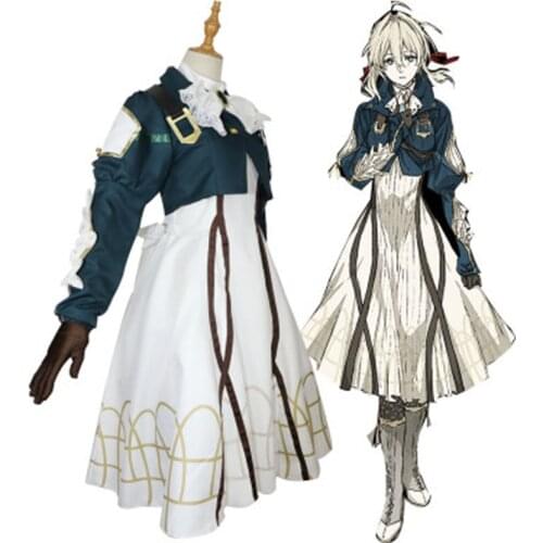 HISTOYE Anime Violet Evergarden Costume Japanese Anime Costume Gothic Lolita Dress Cosplay for Women Halloween Costume Party