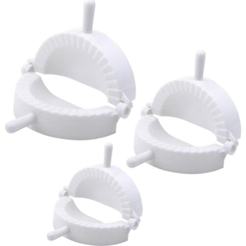 Keuken 7 Cm/8 Cm/10 Cm Knoedel Mallen Plastic Deeg Pastr Chinese Mould Voedsel Ravioli Druk Dumpling B1F2 Pie Jiaozi Koken G8C1