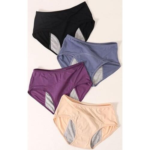 HOT Leak Proof Menstrual Period Panties Women Underwear Physiological Pants Cotton Health Briefs High Waist For Female 5XL