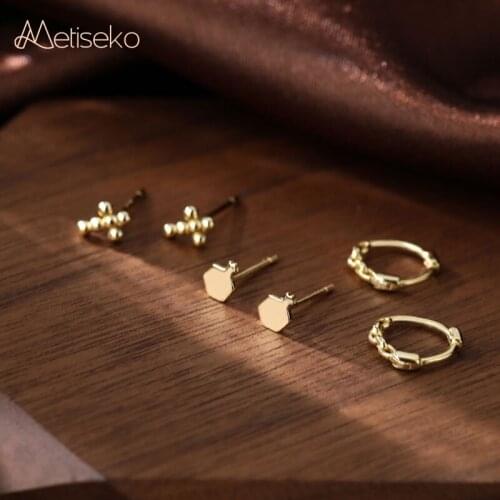 Серьги-гвоздики Metiseko China At AliExpress